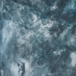 Dark and moody blue painted photography surface