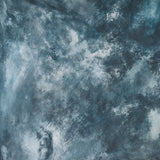 Dark and moody blue painted photography surface