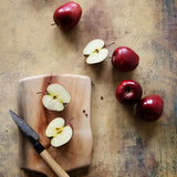 Bella Food Photography Background with sliced apples