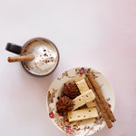 Betty Food Photography Background with cookies and cocoa
