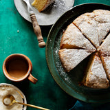 Jade Food Photography Background with cake and coffee