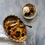 Eloise Food Photography Background with bread pudding