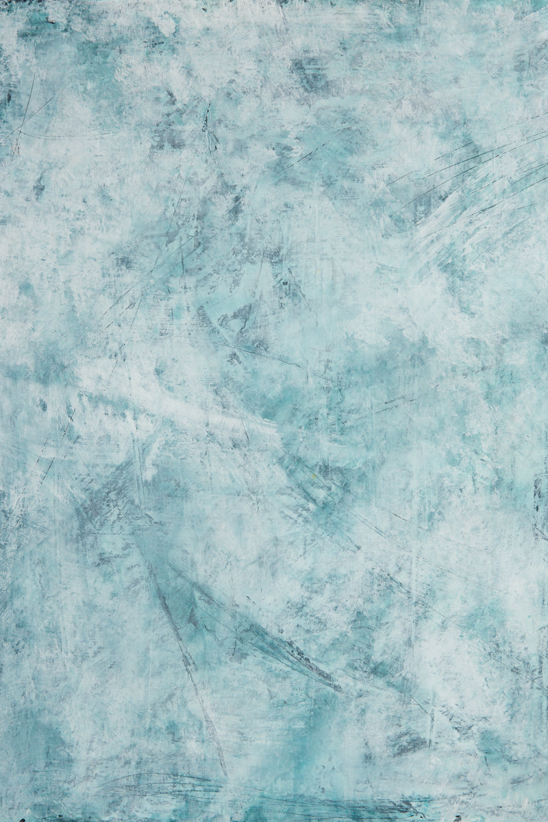 Bold and Colorful blue painted photography surface