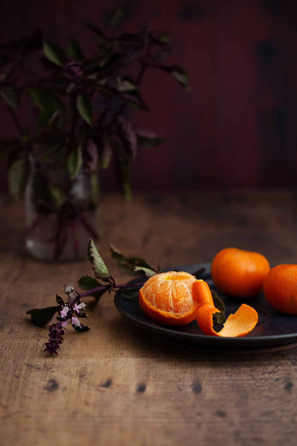George Food Photography Background with oranges