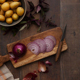 Jerome Food Photography Background with onions and potatoes