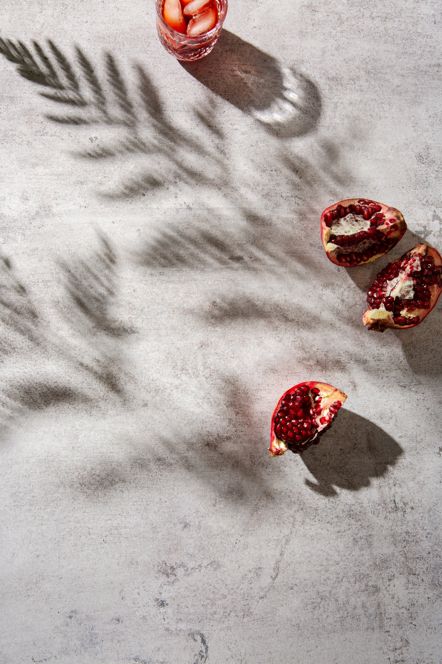 Jude Food Photography Background with pomegranates