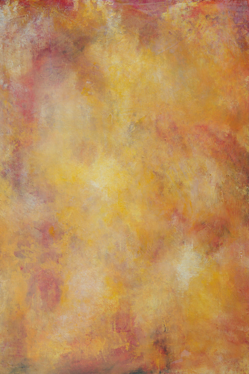 Bold & colorful orange-red painted photography surface