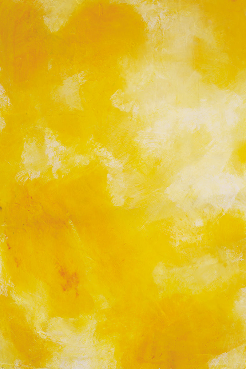 Bold & colorful yellow painted photography surface