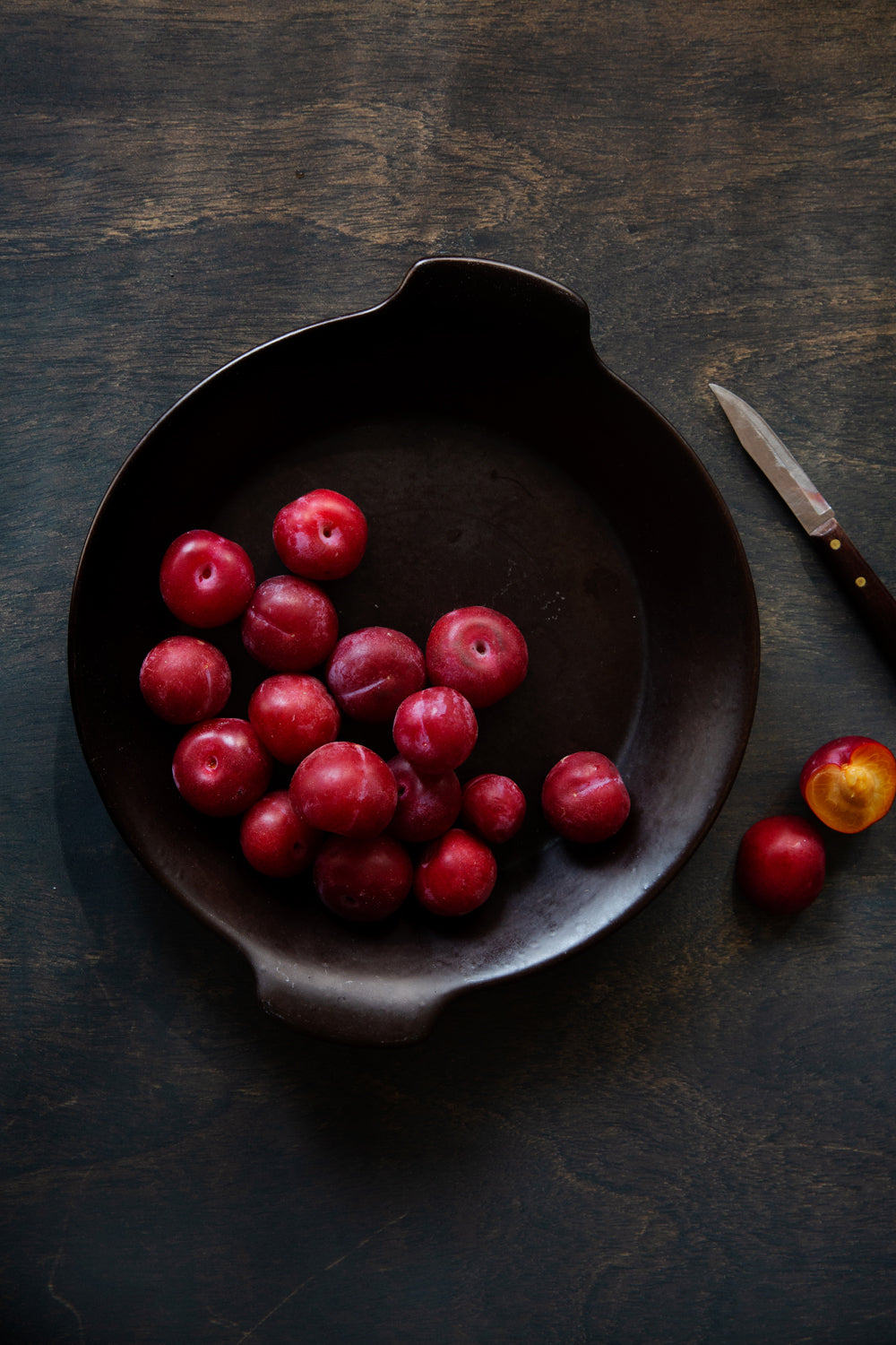 Maxwell Food Photography Background with plums