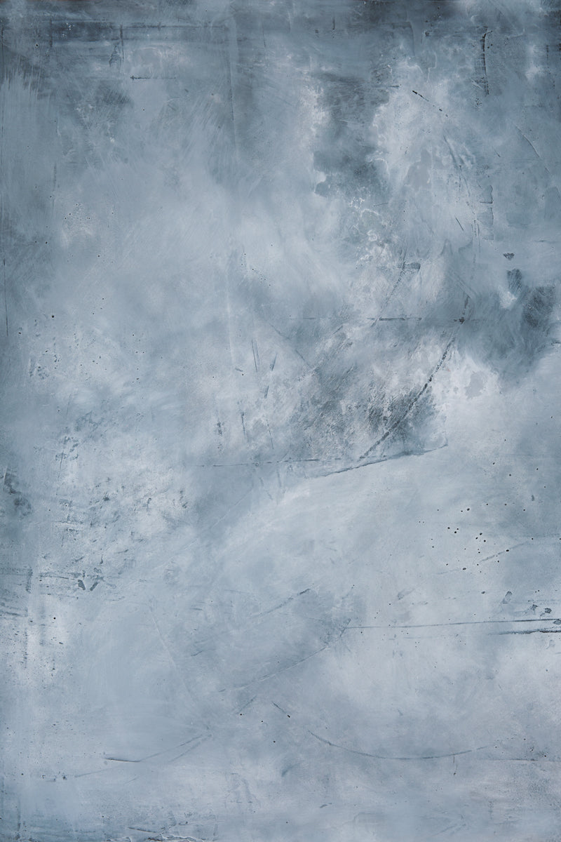 Light blue painted photography surface