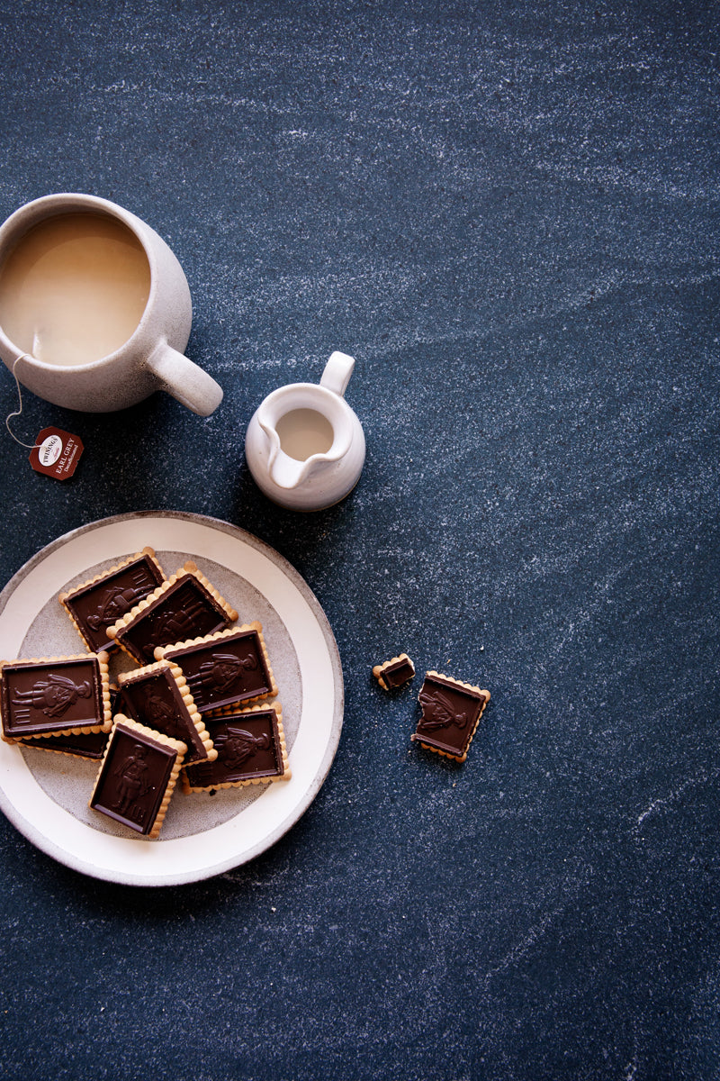Orion Food Photography Background with cookies and tea