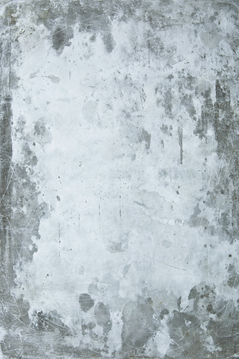 Rustic gray metal photography surface
