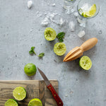 Simon Food Photography Background with limes and muddler