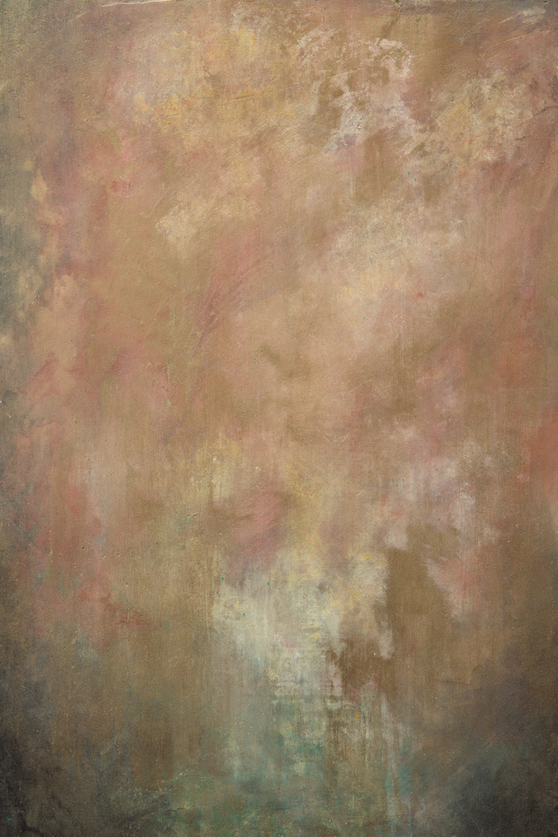 Textured and painterly photography surface in shades of gold and pink