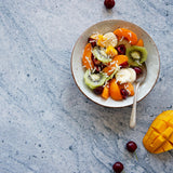 Zephyr Food Photography Background with bowl of fruit