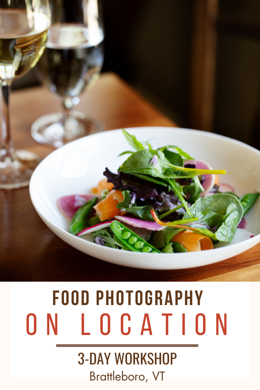 Food Photography on Location: 3 day photo workshop