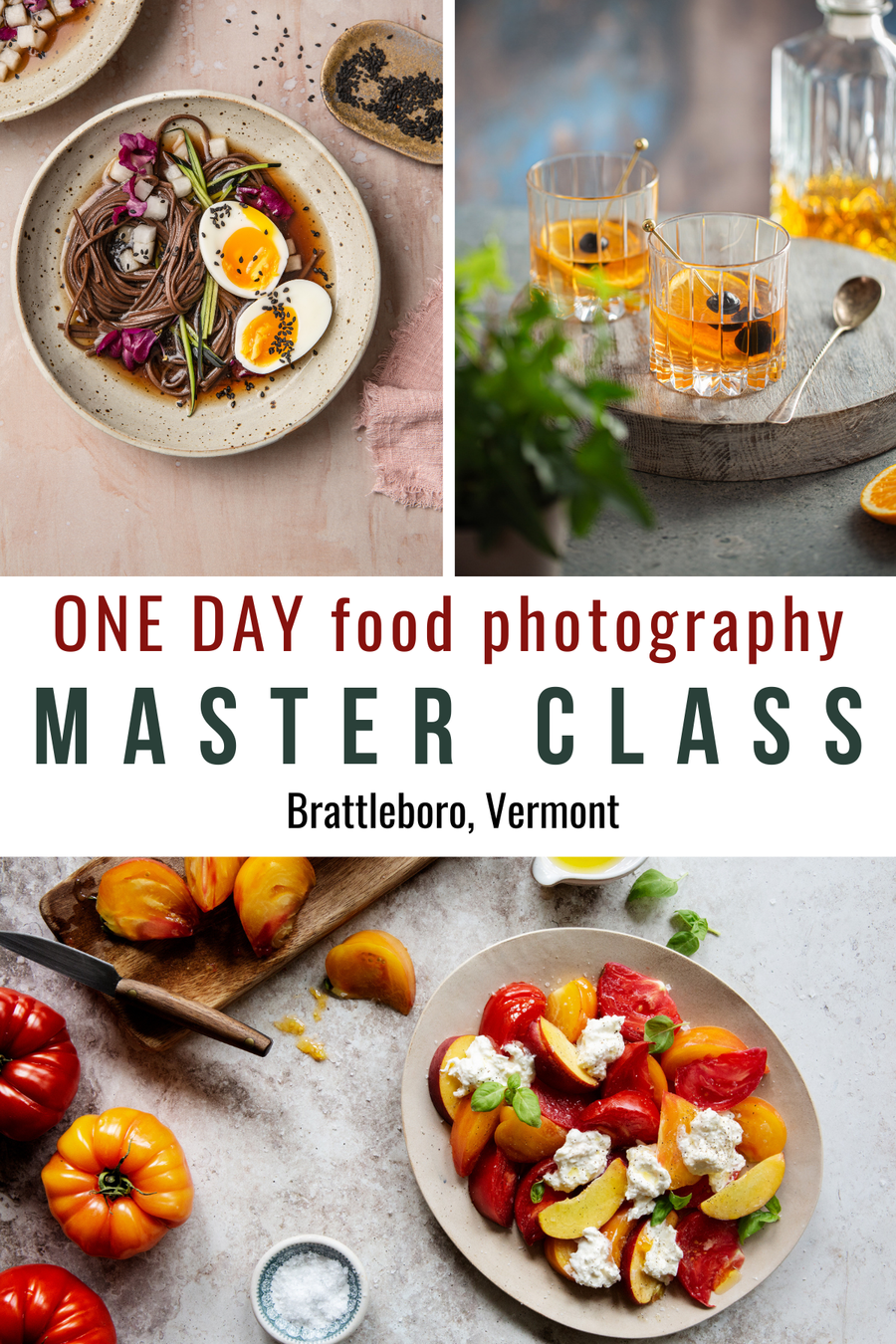 ONE DAY!! Food Photography Master Class