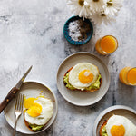 Duke Food Photography Background with eggs on toast