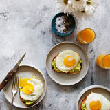 Duke Food Photography Background with eggs on toast