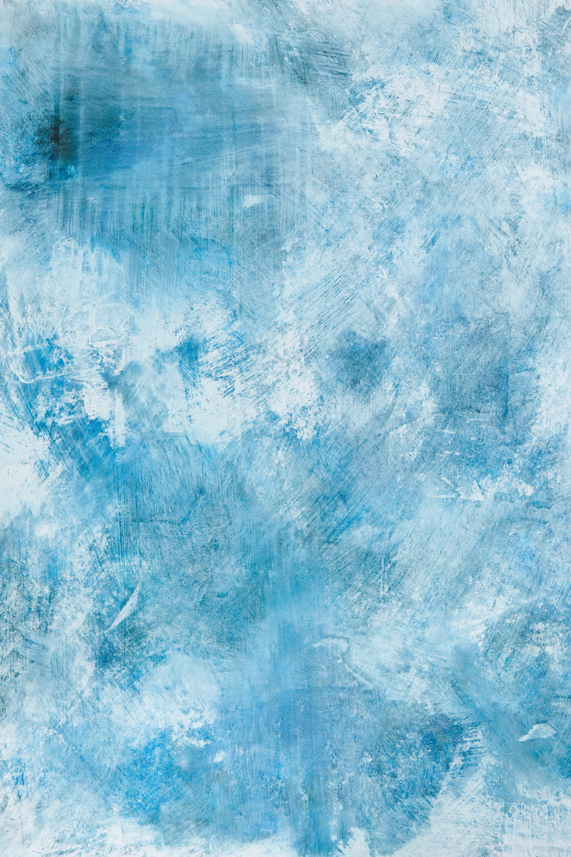 Blue painted photography surface