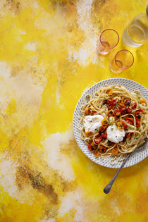 Edison Food Photography Background with bowl of pasta