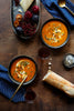 Franklin Food Photography Background with bowls of soup