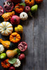 Gus Food Photography Background with Fall gourds