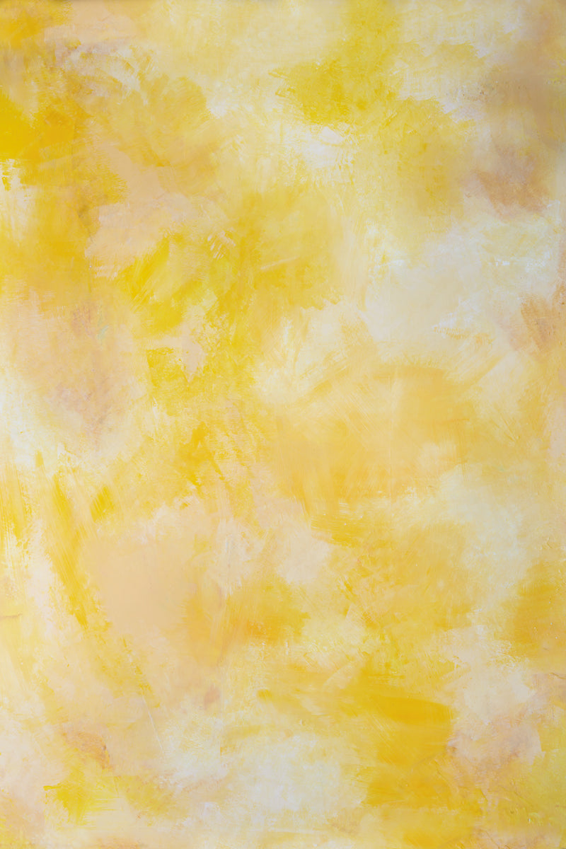 Yellow painted photography surface