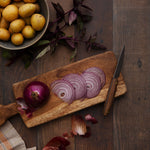Jerome Food Photography Background with onions and potatoes