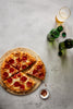 Luna Food Photography Background with pizza and beer