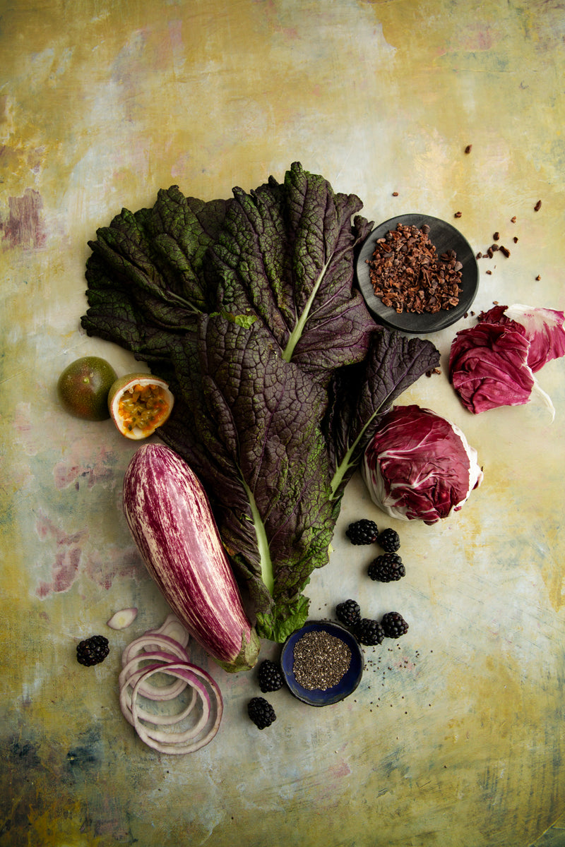 Maria Food Photography Background with vegetables and spices