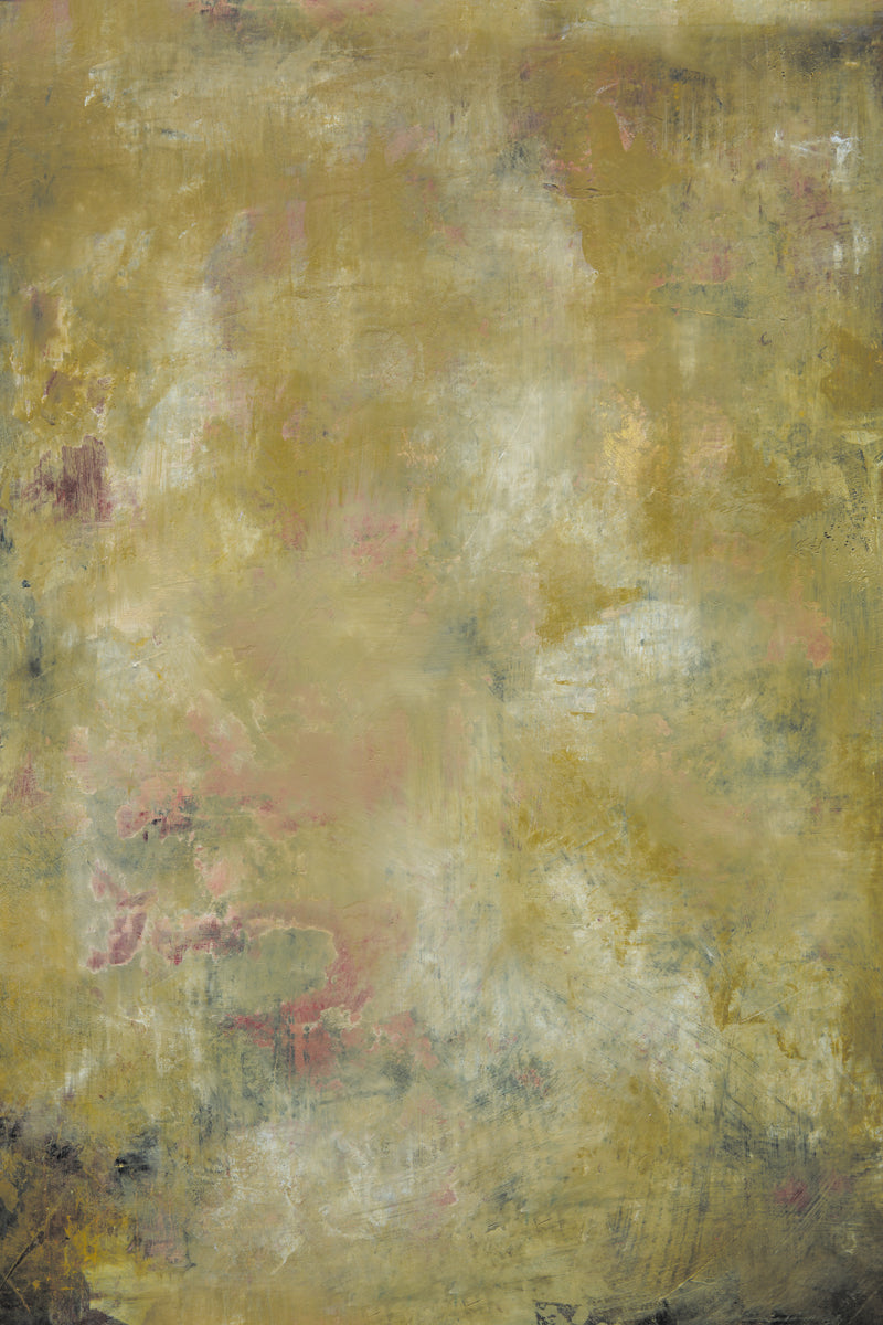 Textured and painterly photography surface in shades of gold