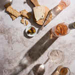 Phoenix Food Photography Background with cheese, crackers and wine