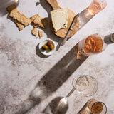 Phoenix Food Photography Background with cheese, crackers and wine