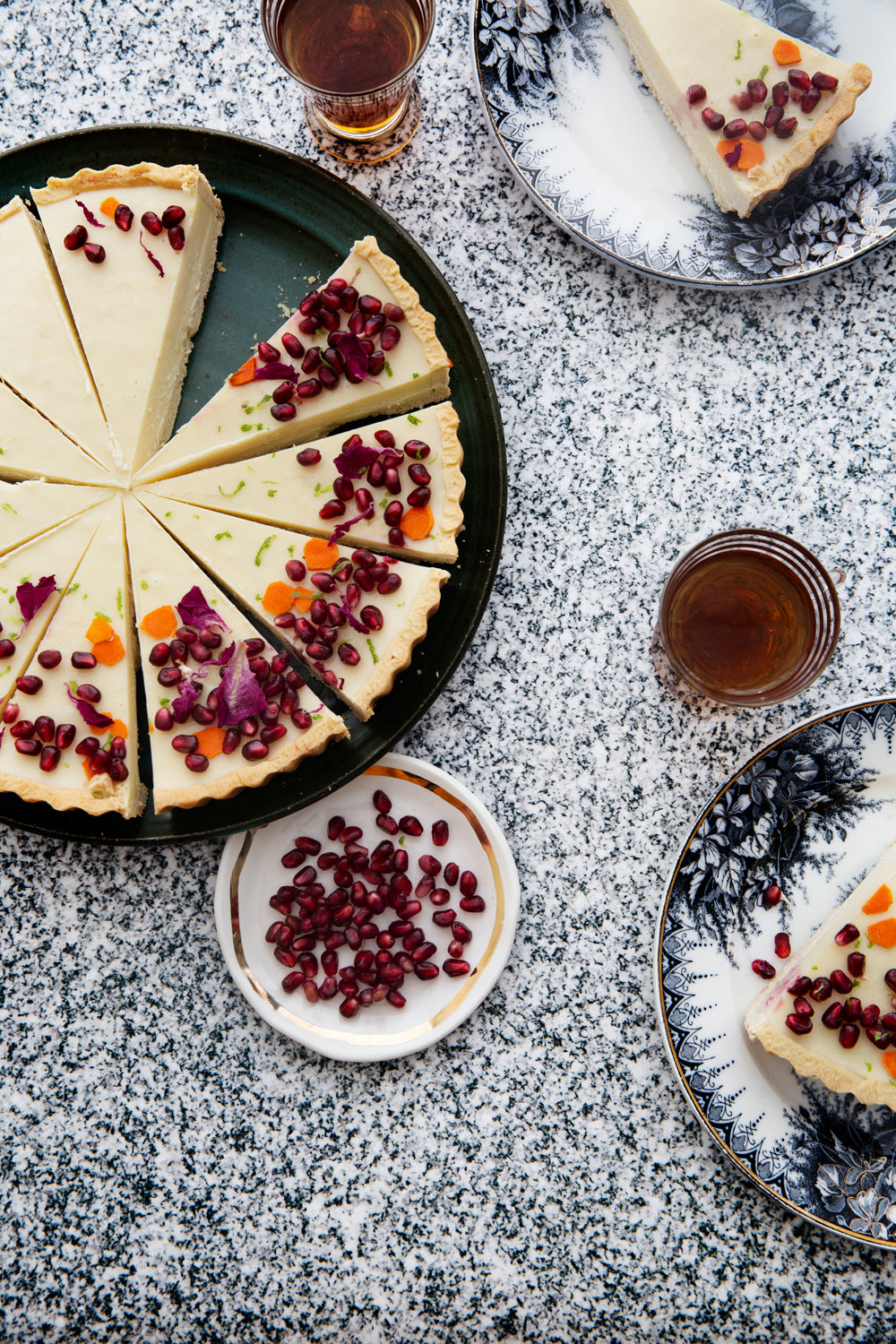Watson Food Photography Background with cheesecake